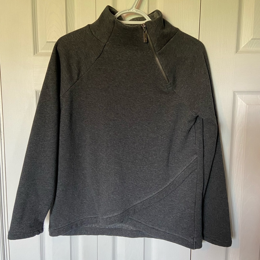 Side Zip Sweatshirt